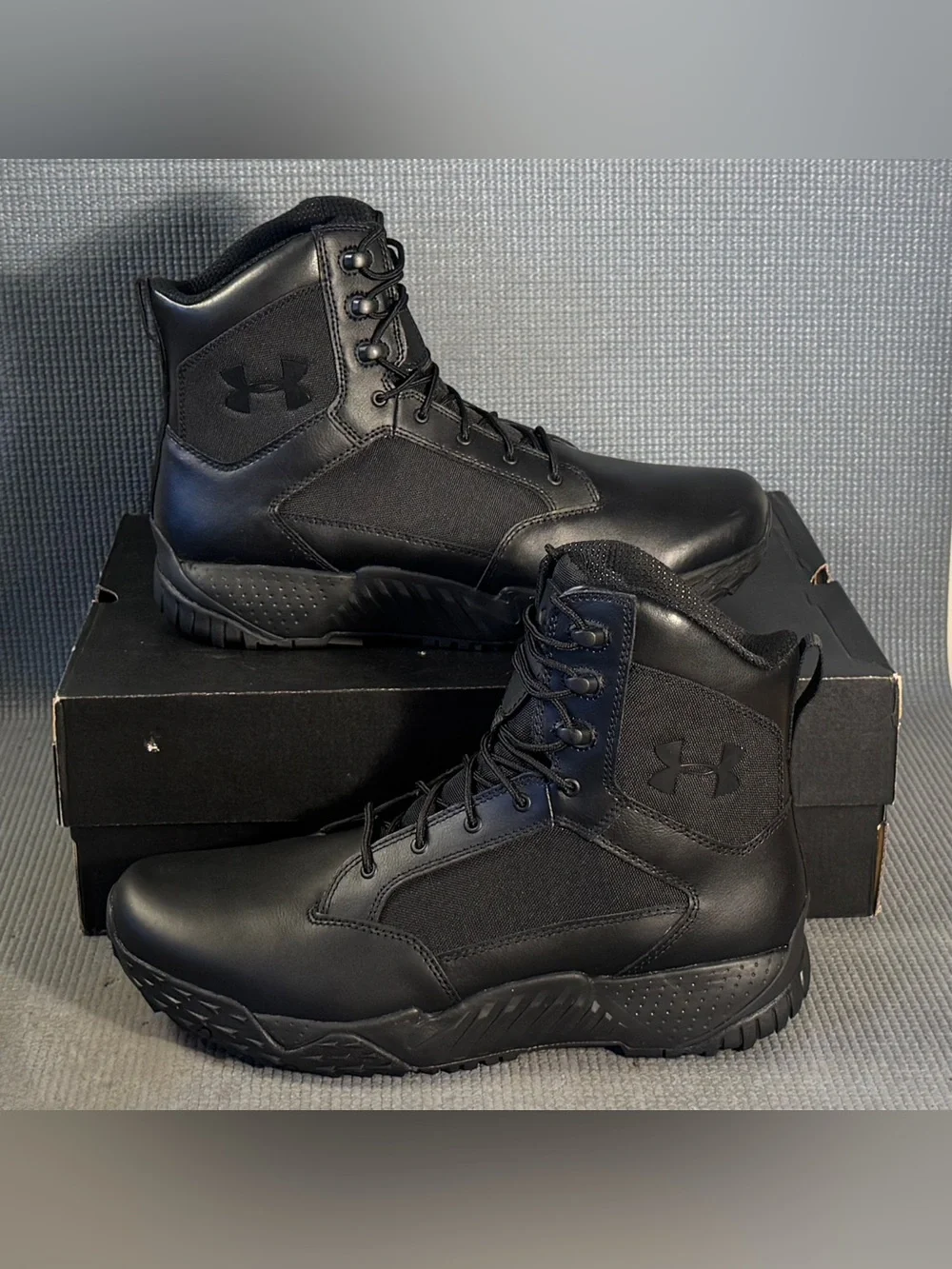Under Armour Men's UA Stellar Tactical Boots in Black Size 12 2E NWT